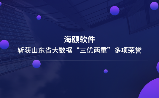 尊龙凯时软件斩获山东省大数据“三优两重”多项荣誉